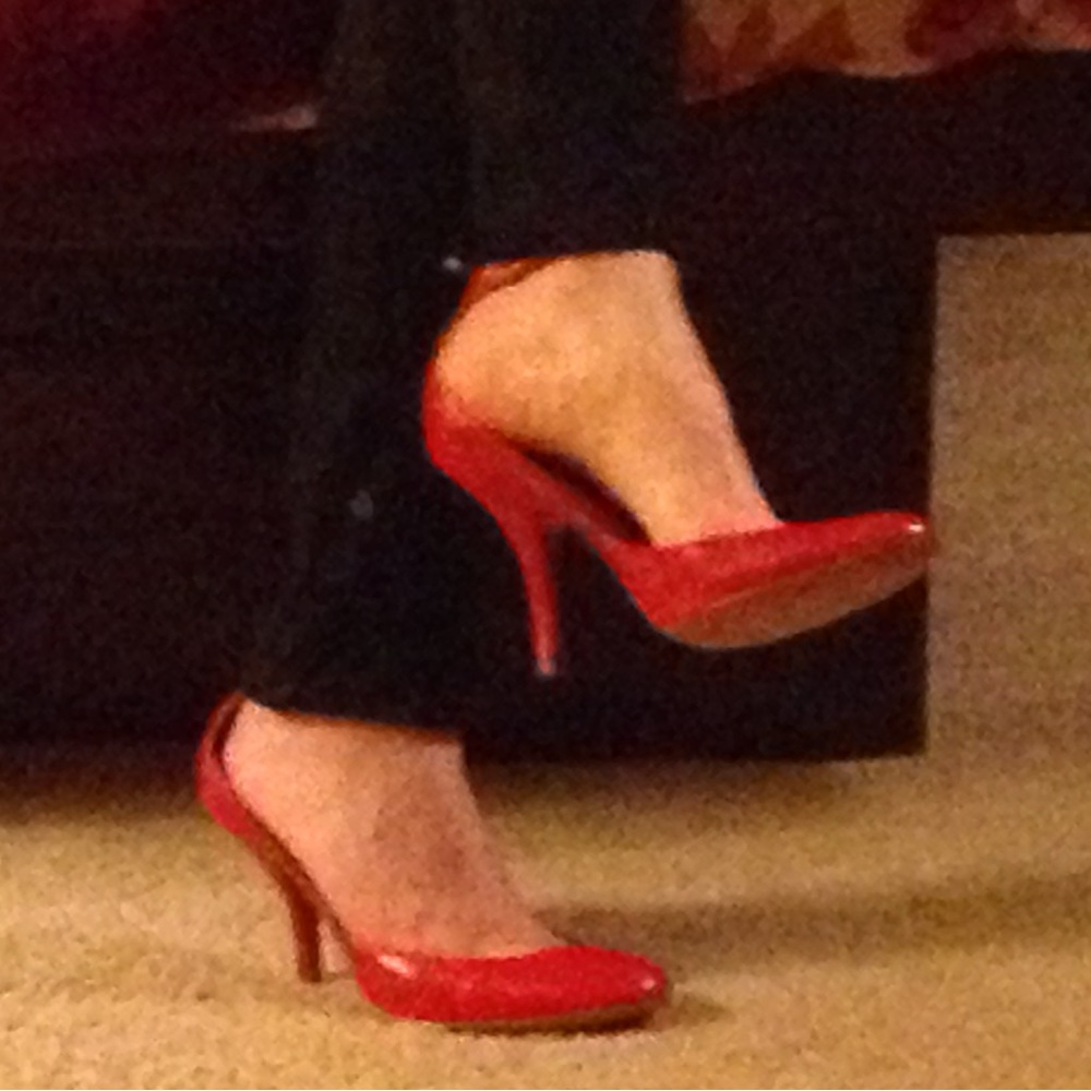 Vintage NWOT Fornarina Red Heels with ankle strap - Picture 1 of 13